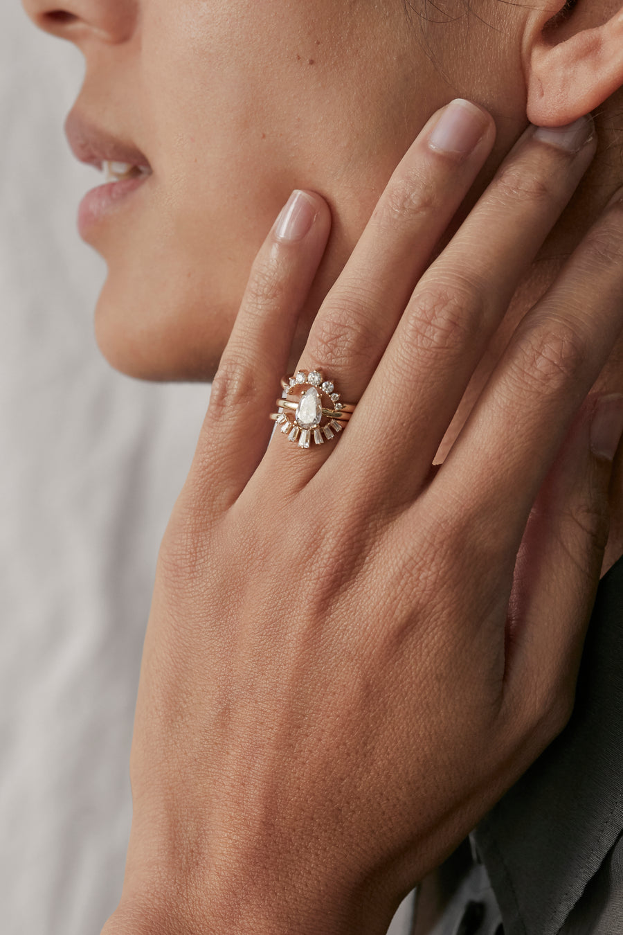 PEAR DIAMOND ENGAGEMENT RING
