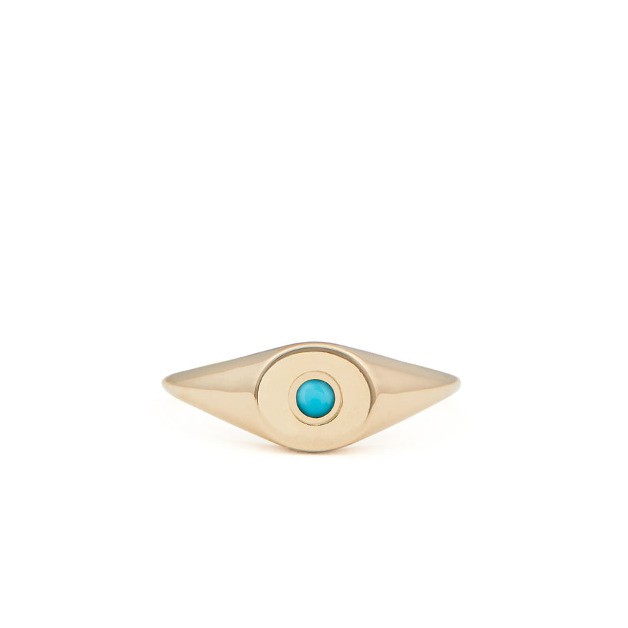 TURQUOISE BIRTHSTONE SIGNET