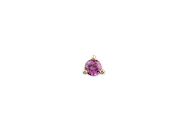 GARNET BIRTHSTONE STUD